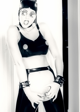 Julia Ann In Latex Superhero Costume From 1995 Penthouse Vault